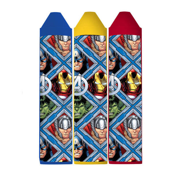 Load image into Gallery viewer, Tekenblok avengers met stickers en 3 krijtjes, 40 vellen