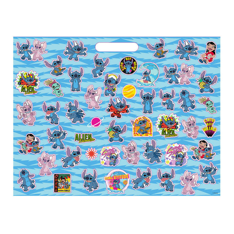 Afbeelding laden in galerijviewer, Tekenblok Lilo met Stickers en 3 Krijtjes, 40 Vellen