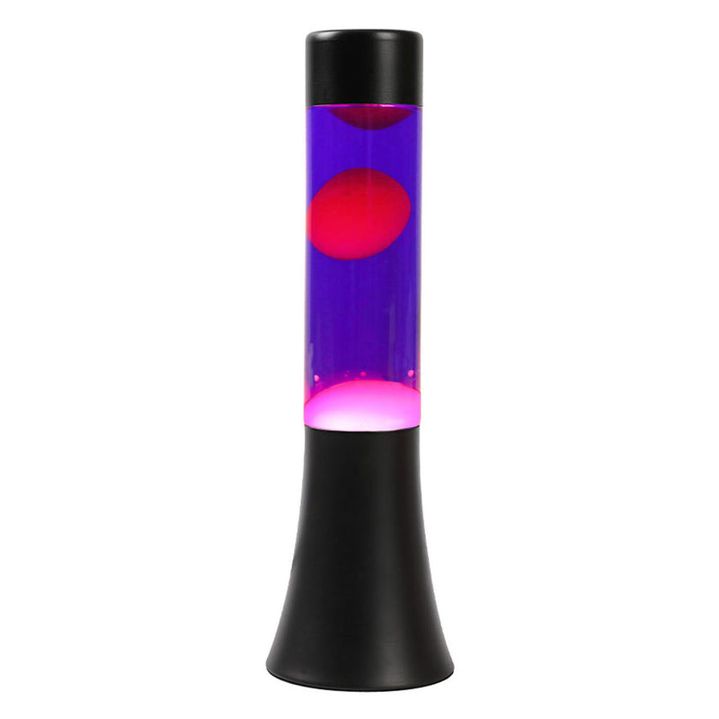 Load image into Gallery viewer, Itotal lavalamp zwart paars roze, 30cm