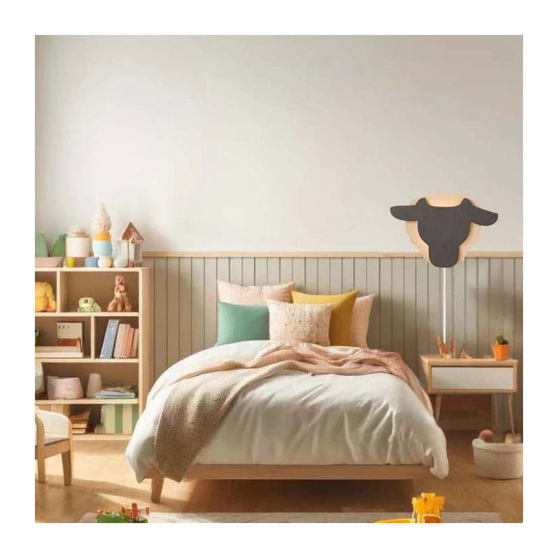 Load image into Gallery viewer, Van tjalle en jasper - schaap wandlamp - hout