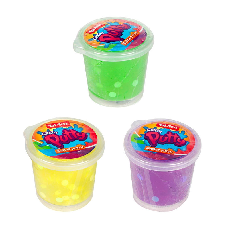 Load image into Gallery viewer, Toi-toys putty met gliters 6ass