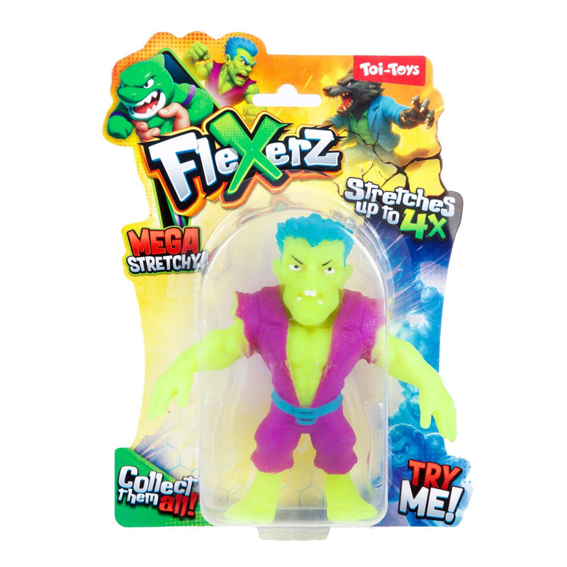 Afbeelding laden in galerijviewer, Toi-toys fun kneedfiguur -flexerz- 16cm rekbaar 6ass
