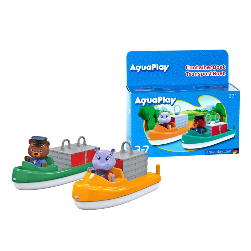 Load image into Gallery viewer, Aquaplay big - - container- transportboot - waterbaanaccessoires