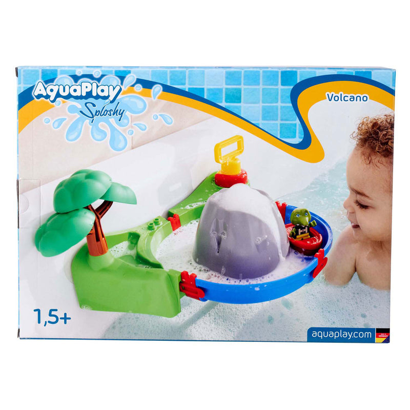 Load image into Gallery viewer, Aquaplay badspeelset sploshy volcano met schuimmachine en waterbaan.