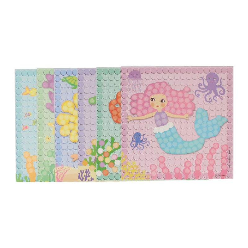 Load image into Gallery viewer, PlayMais Mosaic Kaarten Versieren Meisjes Set, 24st.