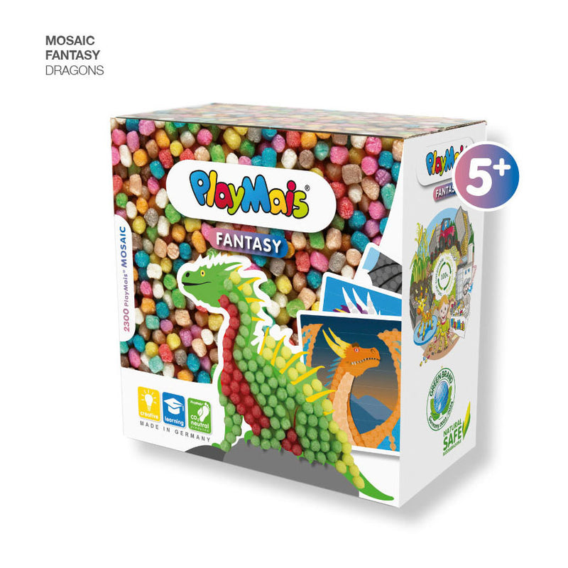 Load image into Gallery viewer, Playmais mosaic fantasy dragon (>2300 stukjes)