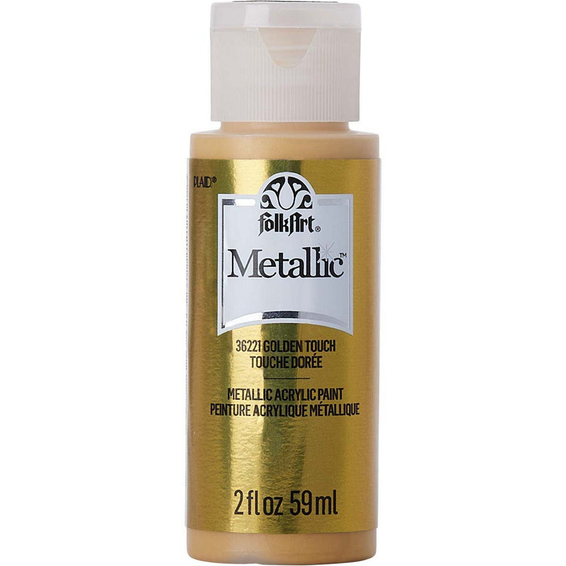 Load image into Gallery viewer, Folkart • metallic acrylic paint golden touch 59ml