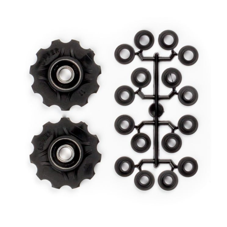 Load image into Gallery viewer, derailleurwieltjes 11 tanden 7-11V zwart 2 stuks
