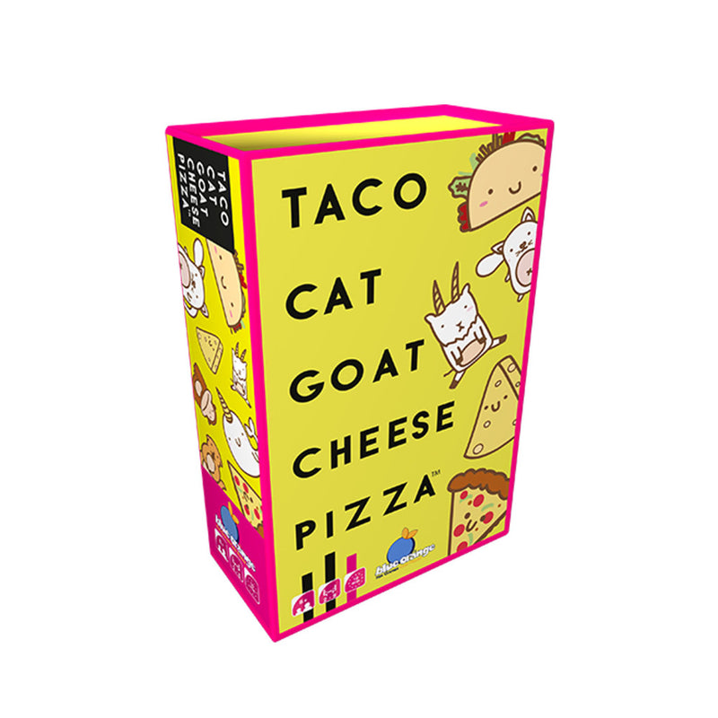 Load image into Gallery viewer, Geronimo games blue orange taco cat goat cheese pizza