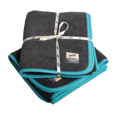 Load image into Gallery viewer, Bunny nature bunnybedding easy plasmat turquoise