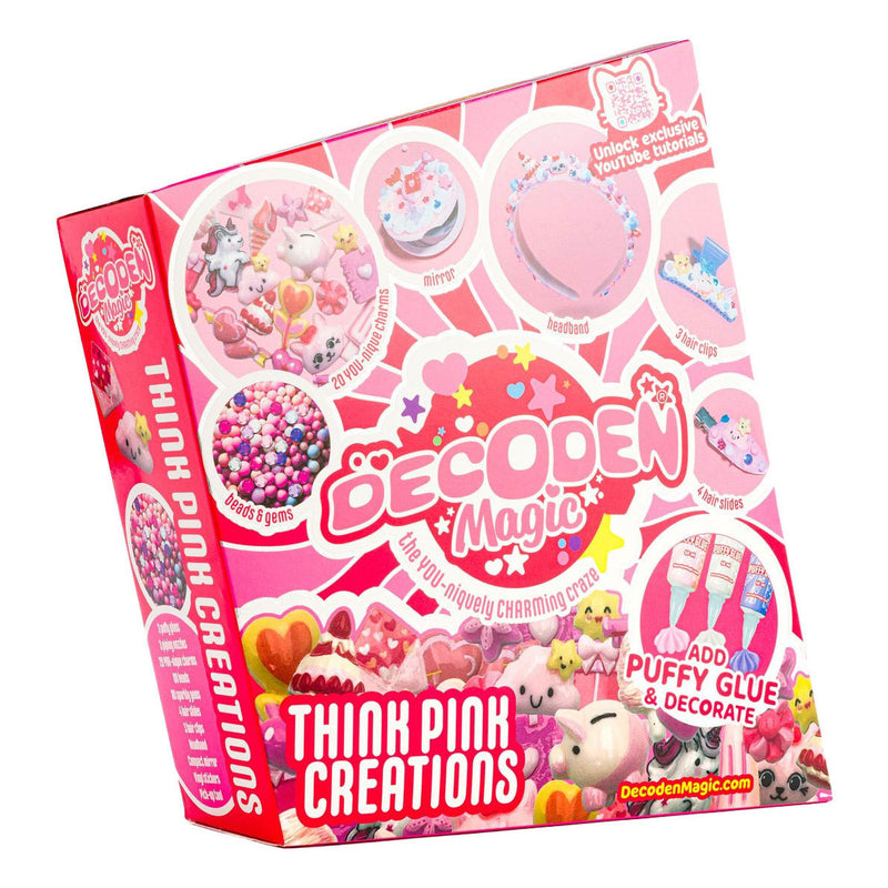 Load image into Gallery viewer, Gear2play decoden magic - deluxe: think pink creations puffylijm knutselpakket