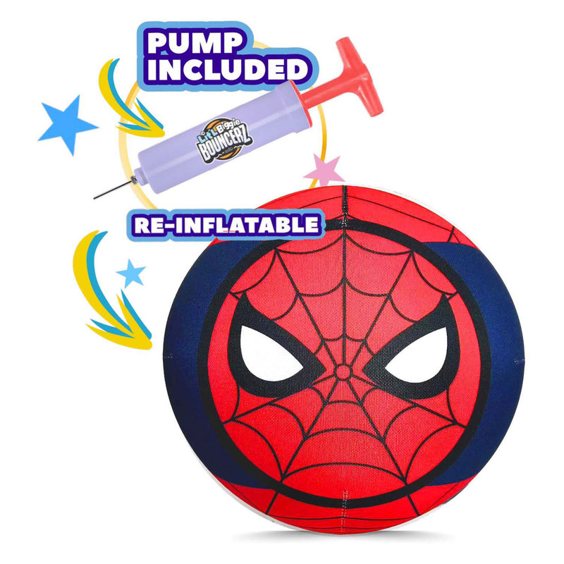Load image into Gallery viewer, Gear2play lit'l biggie bouncerz spiderman - opblaasbare speelgoedbal