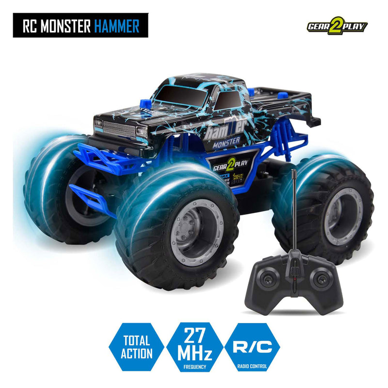 Load image into Gallery viewer, Gear2play rc monster hammer monstertruck 1:24 - big wheels