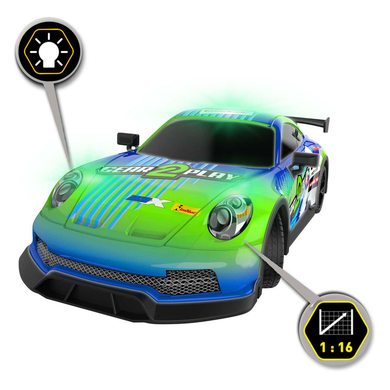 Load image into Gallery viewer, Gear2play rc night flash bestuurbare auto