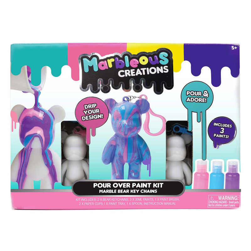 Load image into Gallery viewer, Spectron marmeren look beer sleutelhanger set