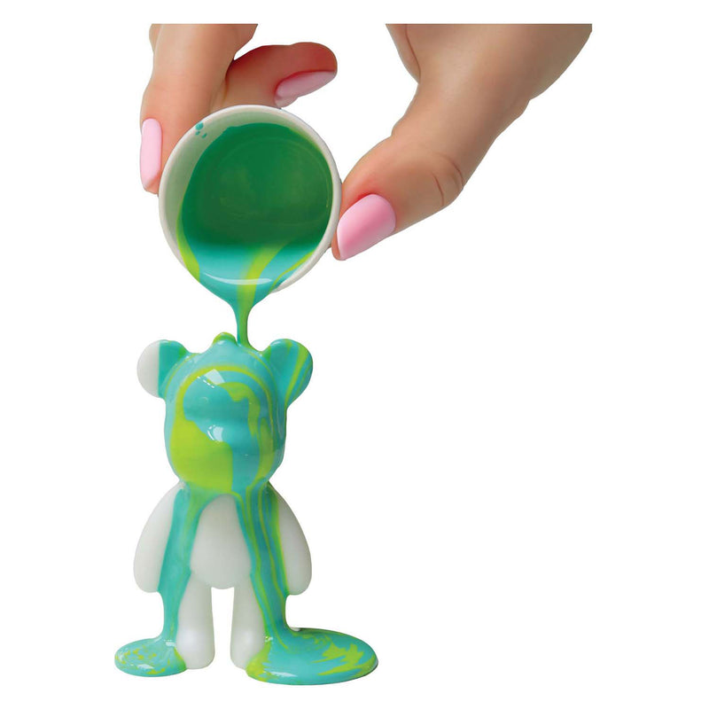 Load image into Gallery viewer, Spectron marmeren look beer gietset met sleutelhanger