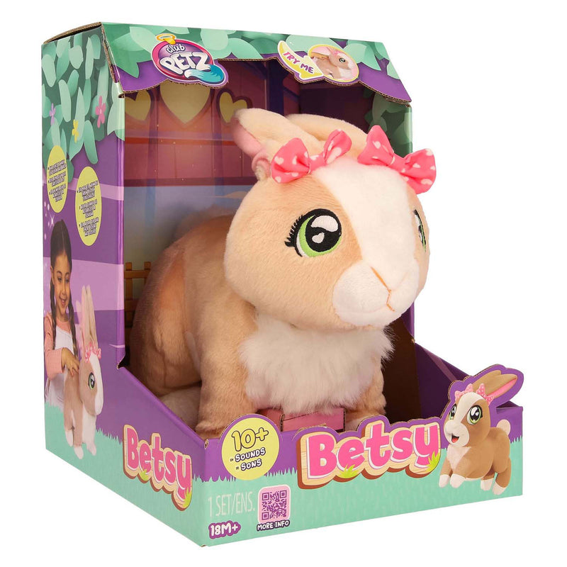 Afbeelding laden in galerijviewer, Imc toys club petz betsy konijn bruin - interactieve pluchen knuffel - incl. batterijen