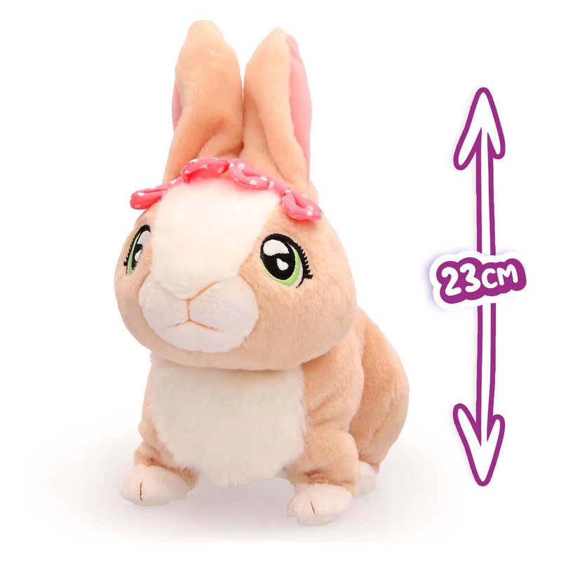 Afbeelding laden in galerijviewer, Imc toys club petz betsy konijn bruin - interactieve pluchen knuffel - incl. batterijen