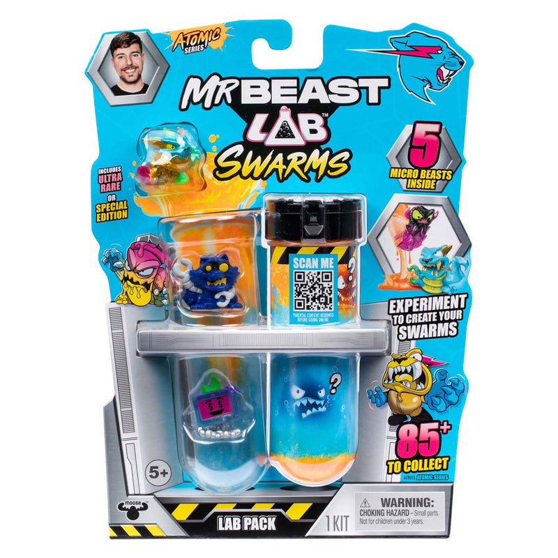 Afbeelding laden in galerijviewer, Spectron mrbeast lab swarms series 2 atomic serie actiefiguur, 5-pack