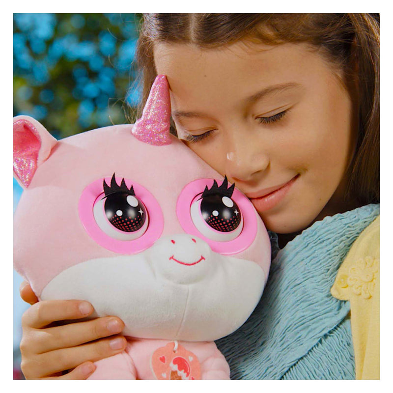 Load image into Gallery viewer, Silverlit winksies strawberry unicorn - interactieve knuffel in een ijsbeker