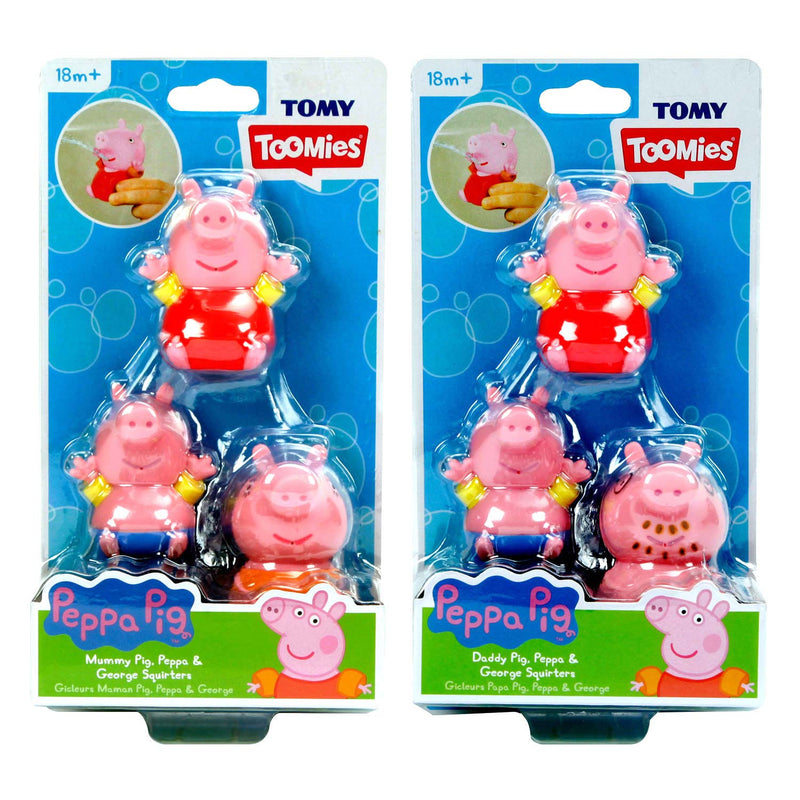 Load image into Gallery viewer, Tomy peppa pig figuren waterspuiters, 3st.