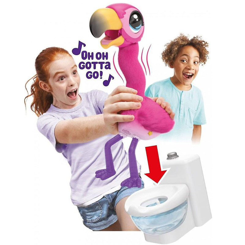 Load image into Gallery viewer, Spectron gottago flamingo interactieve knuffel