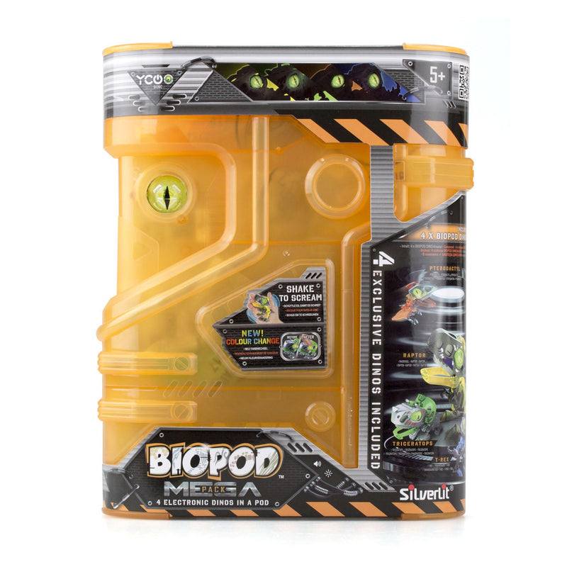 Load image into Gallery viewer, Silverlit Biopod Battle Mega Set 4 Dino's