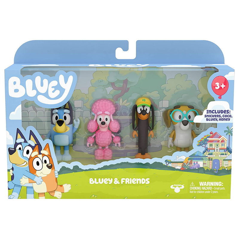 Load image into Gallery viewer, Spectron Bluey Vrienden Speelfiguren, 4st.