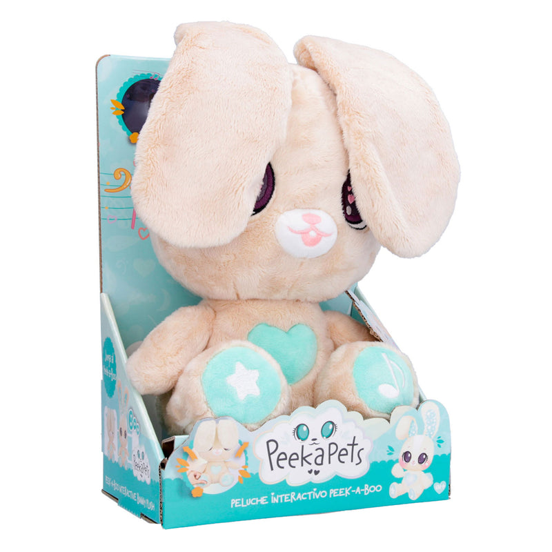 Load image into Gallery viewer, Spectron Peekapets Kiekeboe Knuffel Bunny met Geluid
