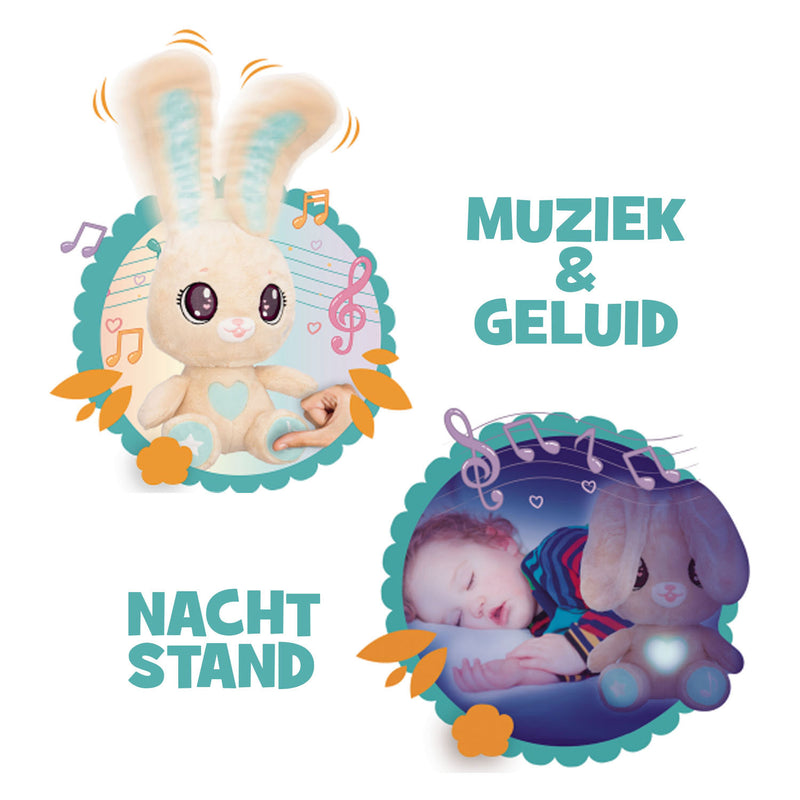 Load image into Gallery viewer, Spectron Peekapets Kiekeboe Knuffel Bunny met Geluid