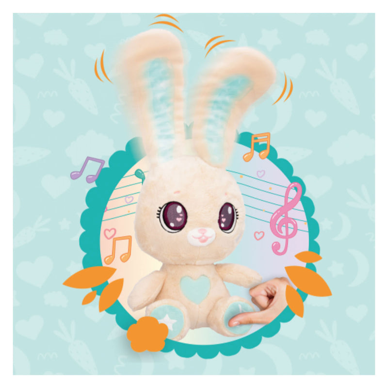 Load image into Gallery viewer, Spectron Peekapets Kiekeboe Knuffel Bunny met Geluid