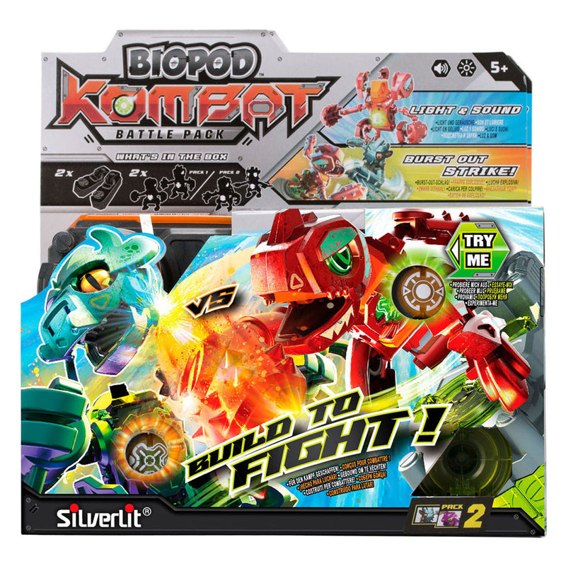 Load image into Gallery viewer, Silverlit biopod kombat duo pack