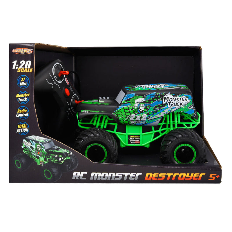 Load image into Gallery viewer, Gear2play rc monster destroyer monstertruck 1:20