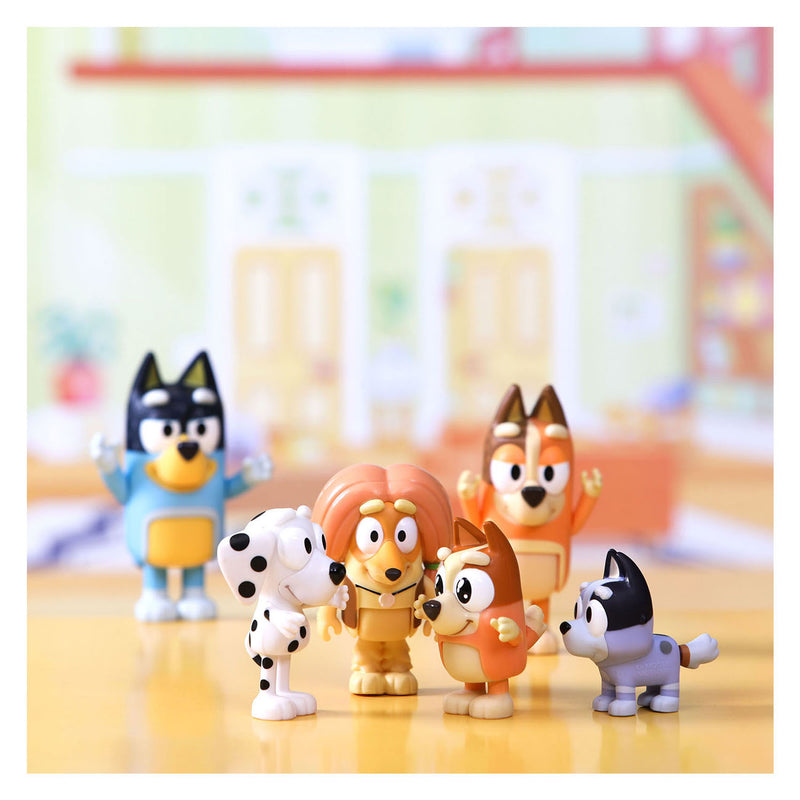 Load image into Gallery viewer, Moose toys bluey speelfiguren familie vrienden, 8st.