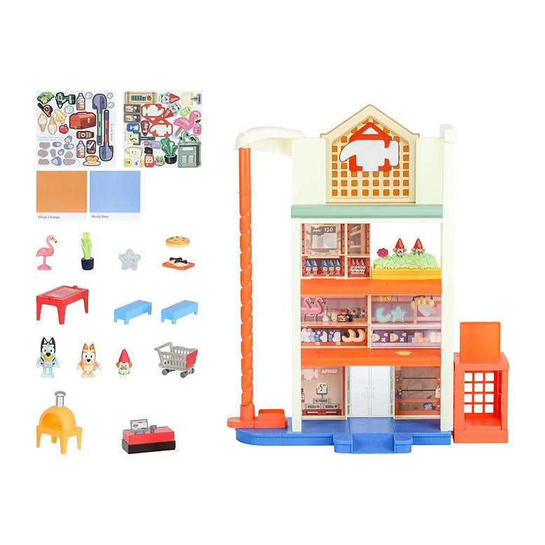 Load image into Gallery viewer, Moose toys bluey hammerbarn winkelcentrum speelset met licht en geluid