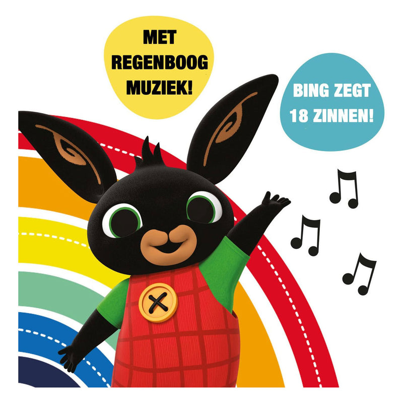 Load image into Gallery viewer, Bing pratende rainbow knuffel