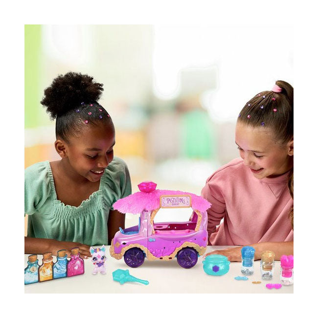 Afbeelding laden in galerijviewer, Moose toys magic mixies mixlings verzamelketels magische toverdrank voertuig crystal woords serie 3