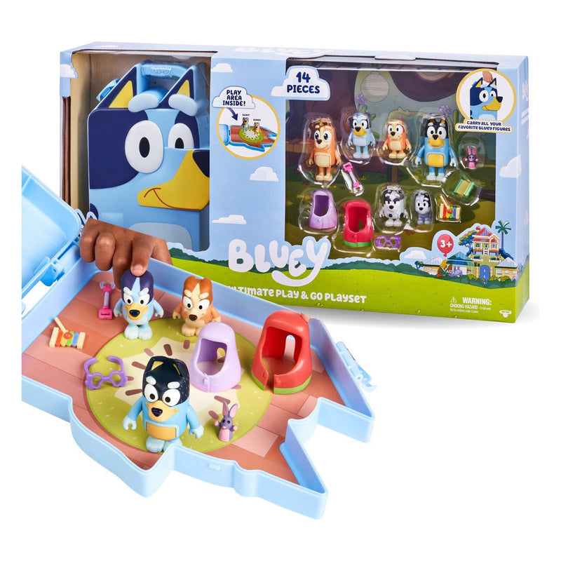Load image into Gallery viewer, Moose Toys Bluey's Grote 'n GO Speelset, 14dlg.