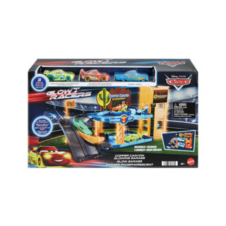 Load image into Gallery viewer, Disney cars garage glow racers met 3 auto's