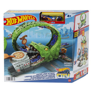 Load image into Gallery viewer, Ty hot wheels ci gator loop attack speelset