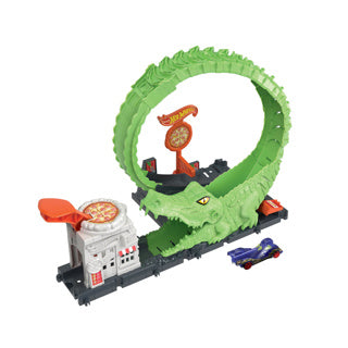 Load image into Gallery viewer, Ty hot wheels ci gator loop attack speelset