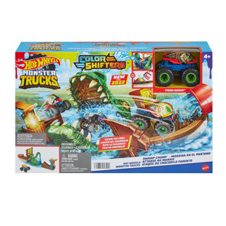 Load image into Gallery viewer, Hot wheels maat swamp chomp playset
