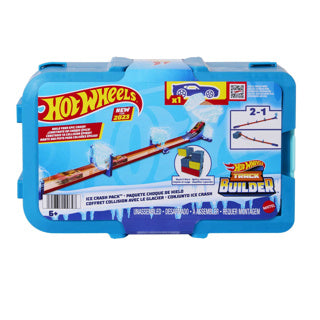 Load image into Gallery viewer, Mattel hot wheels track builder ijzige crashset