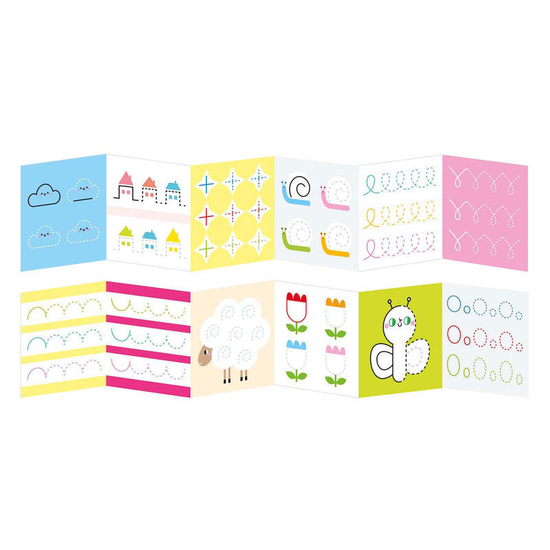 Load image into Gallery viewer, Banana panda - kleurboekje klaar om beginnerslijnen te overtrekken