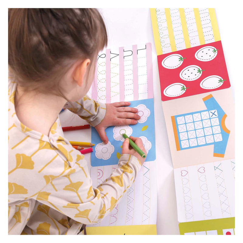 Load image into Gallery viewer, Banana panda - kleurboekje klaar om gevorderde lijnen te overtrekken