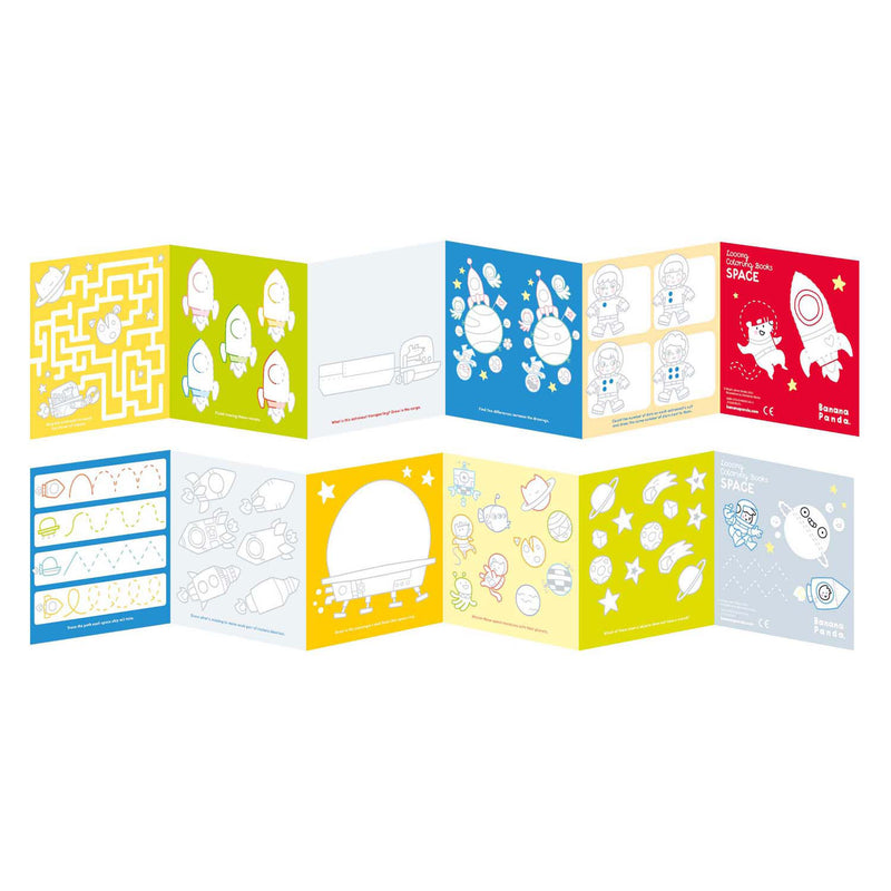 Load image into Gallery viewer, Banana panda - kleurboekje ik hou van kleurplaten met de ruimte