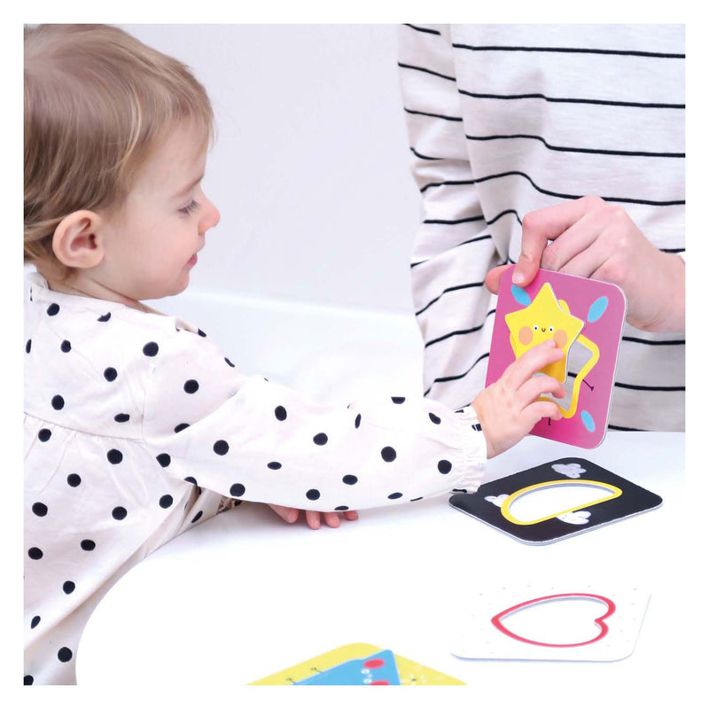 Load image into Gallery viewer, Banana panda - on-the-go puzzel ontdek vormen - 16st.