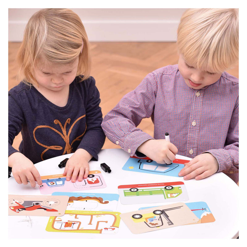 Load image into Gallery viewer, Banana panda - laten we voertuigen schrijven en wissen