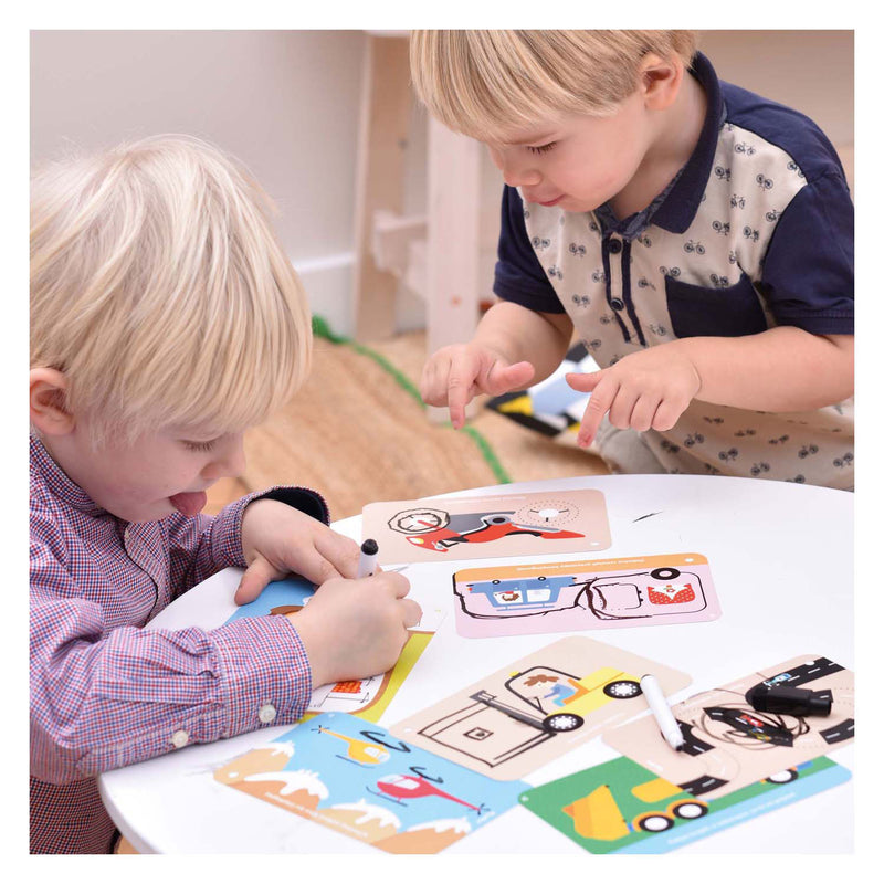 Load image into Gallery viewer, Banana panda - laten we voertuigen schrijven en wissen