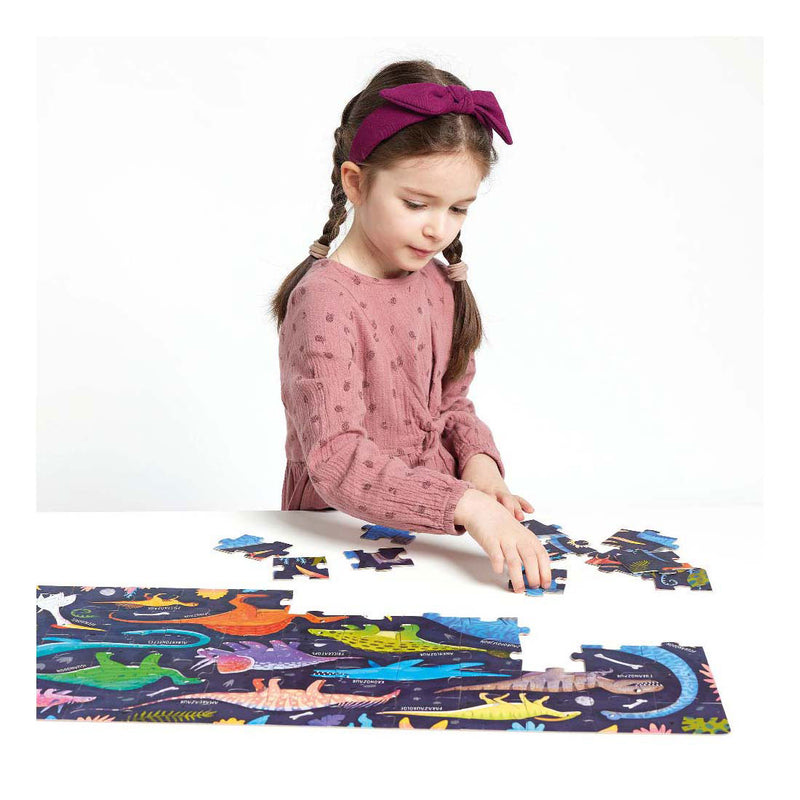 Load image into Gallery viewer, Banana panda - ik hou van dinosaurussen puzzel - 60st.